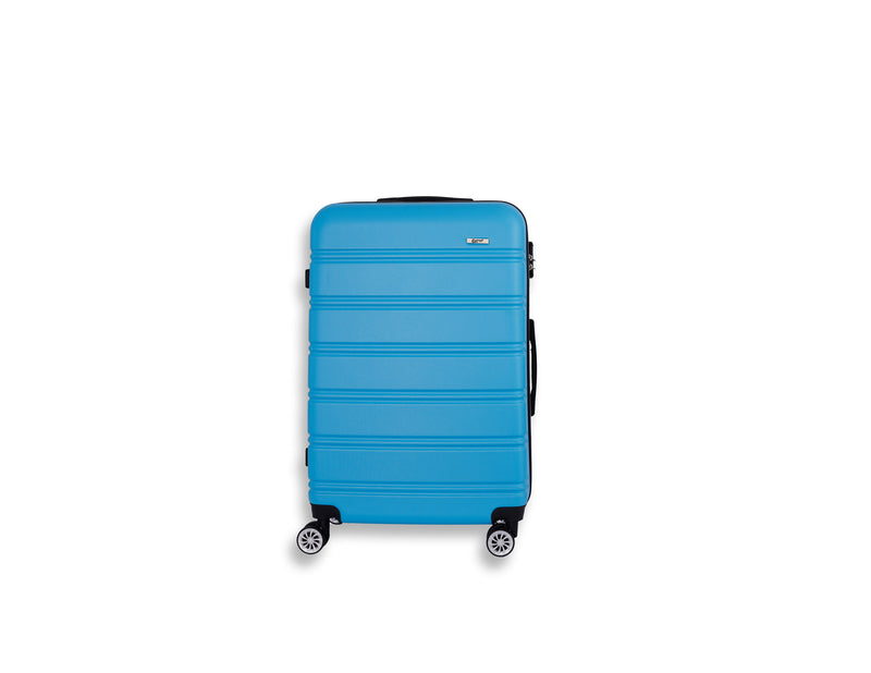 Everest Hardside Luggage ABS Hard-Shell Spinner/Suitcase Set with 8 Wheels - 71cm / 28 inches, 61cm / 24 inches, 55cm / 20 inches 3 Piece Set (20", 24",28")