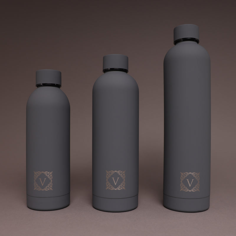 Versai Personalised Stainless Steel 500ml, 750ml, 1L Water Bottle